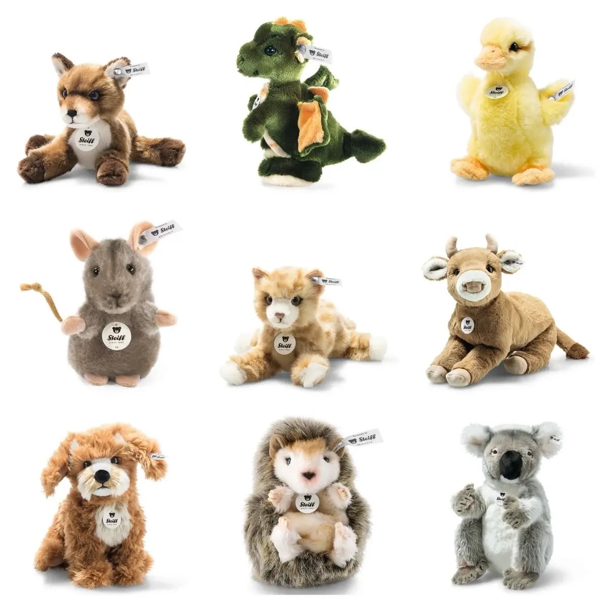 Steiff classic animal premium plush soft toy