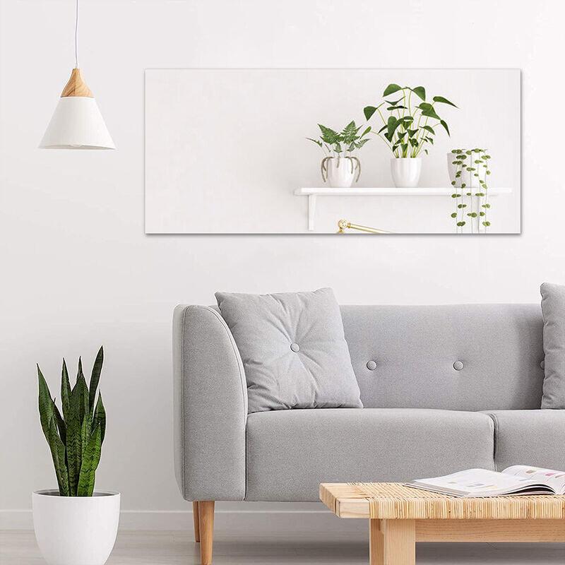 Self Adhesive Pet Wall Mirror Sheet,60*200CM 2