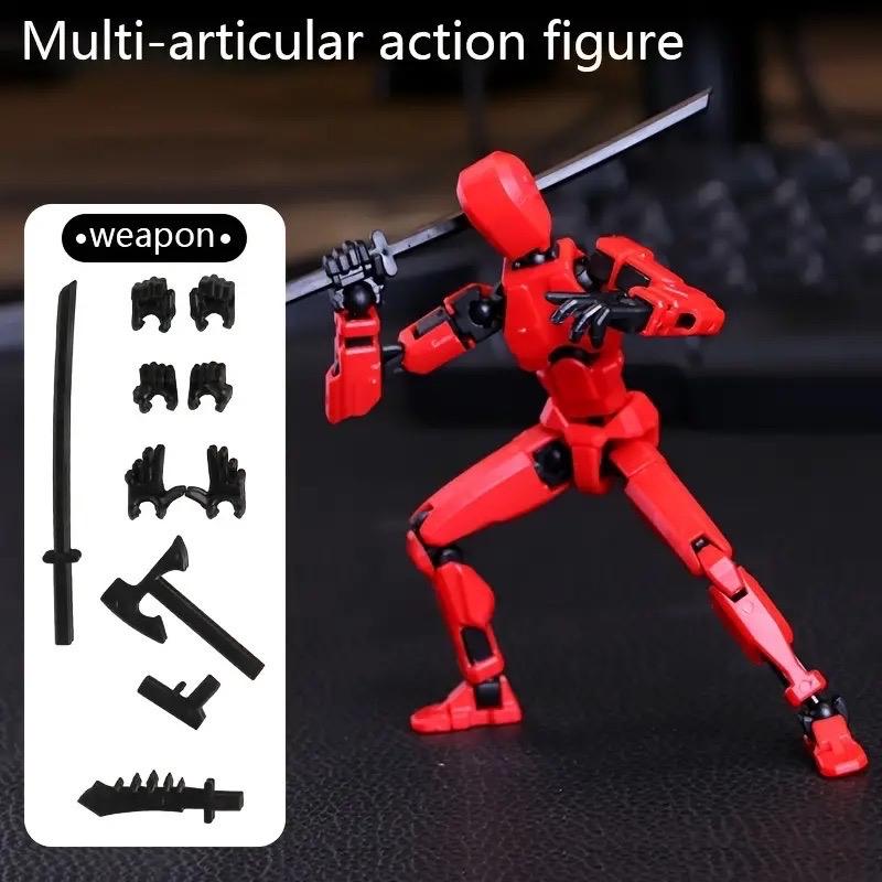 DIY 3D Action Figure Kit Dummy 13 D13 Joint Movable Polycarbonate Material for Creative Play 3D Printing 3