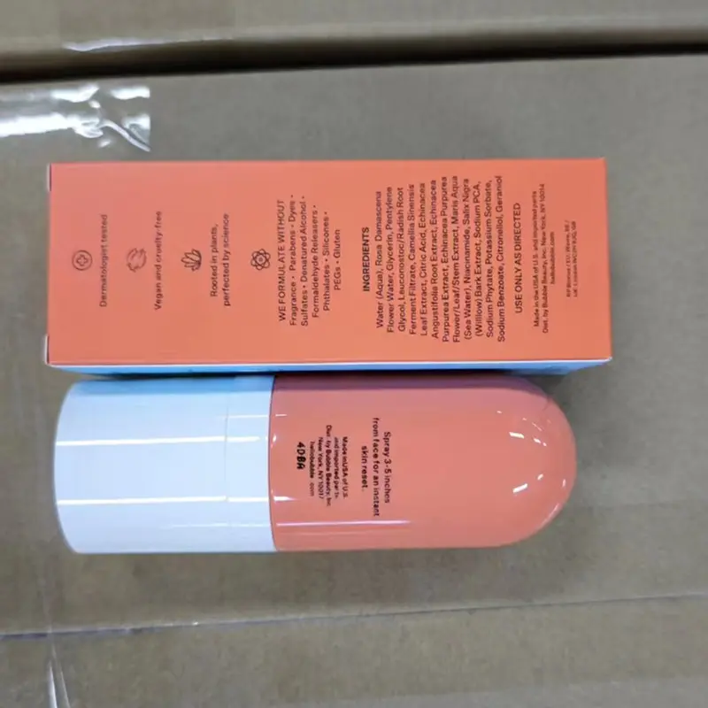 Bubble Skincare Bounce Back Balancing Facial Toner Mist - Hydrating Toner Spray + Pore Minimizer Made with Sea Water and Niacinamide to Help Improve Texture & Radiance (55ml) Moisture Moisturizer Daily Comfort Hydrate Moisturizing 7