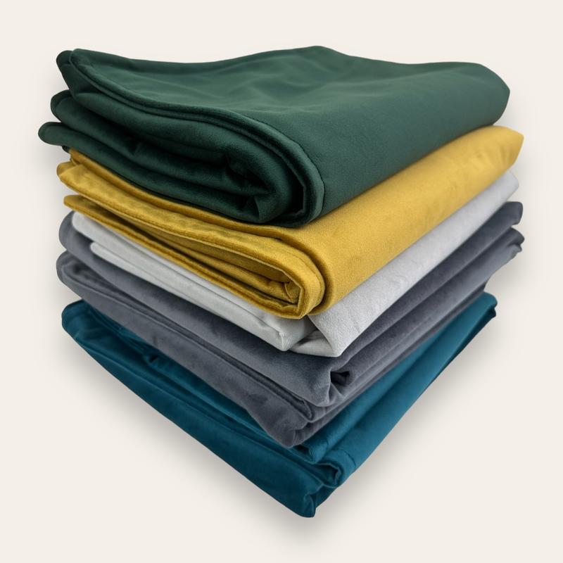 Bed runner bed throw bed scarf High quality velvet fabric Reversible (Double-Sided) Washable King Size Soft breathable flat weave 6