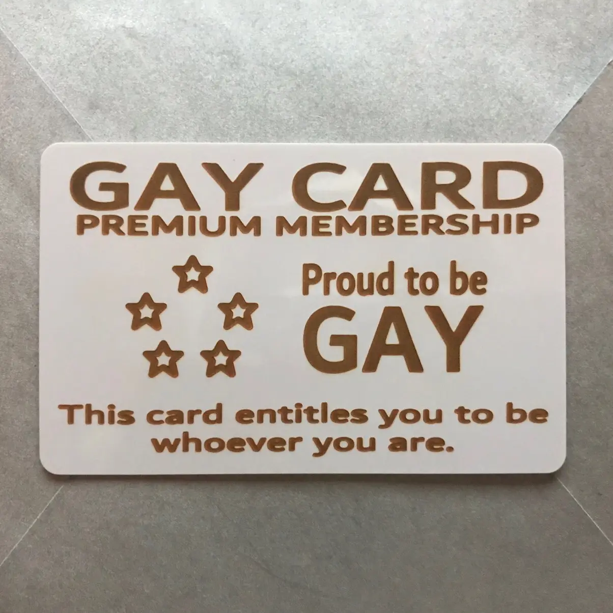 Gay Premium Membership Card