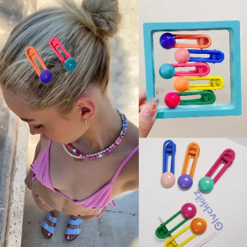 15pcs Cute Princess Fruit Hairpins Children Kids Hair Clips Pins Barrette Accessories for Women Girl Hairgrip Headwear Hairclip colorful y2k Christmas Gift Pretty gifts flat clip mom daughter