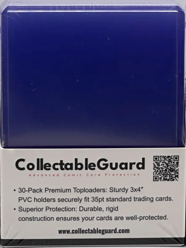 30 Pack Card Toploaders Regular 35pt 3"x4" 0