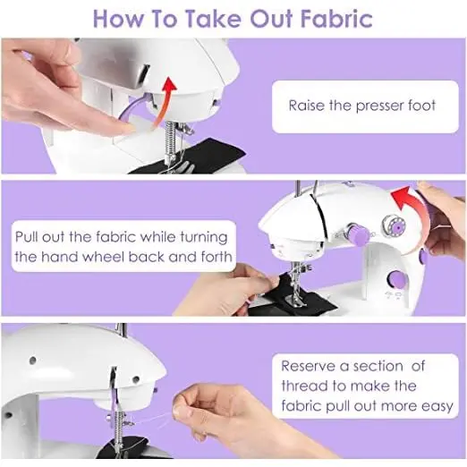 Portable Mini Electric Sewing Machine Multifunctional Desktop Tailor Home Use UK Delivery In 2-3 Days 3