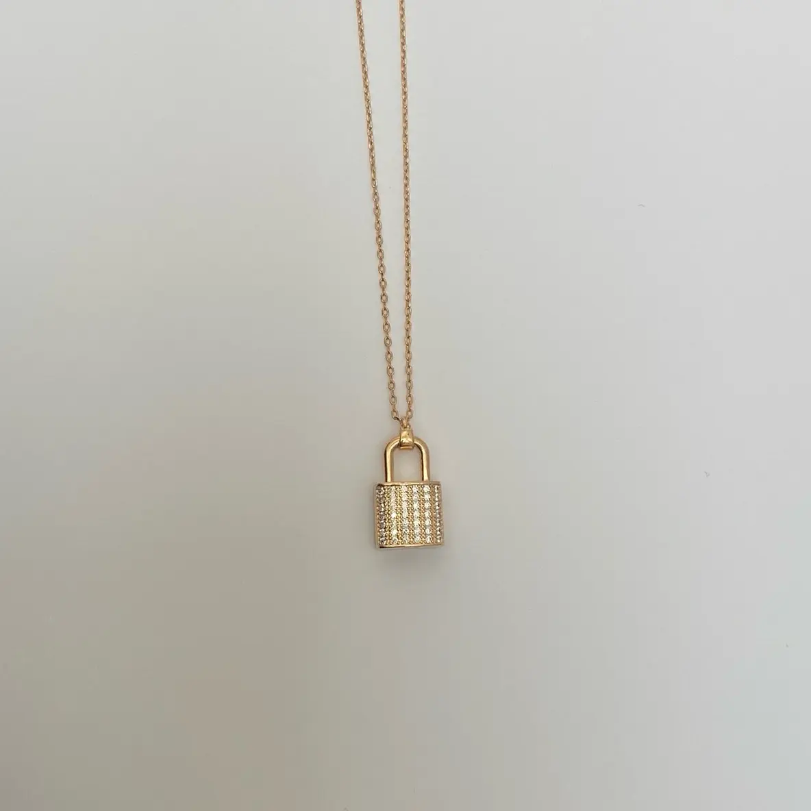 Lock Necklace | Waterproof, hypoallergenic and non tarnish jewellery | 18k Gold plated | stainless steel | Gift for Her