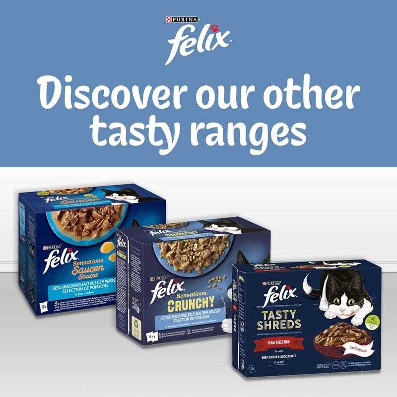 FELIX Original Mixed Selection in Jelly Wet Cat Food 40x85g 6