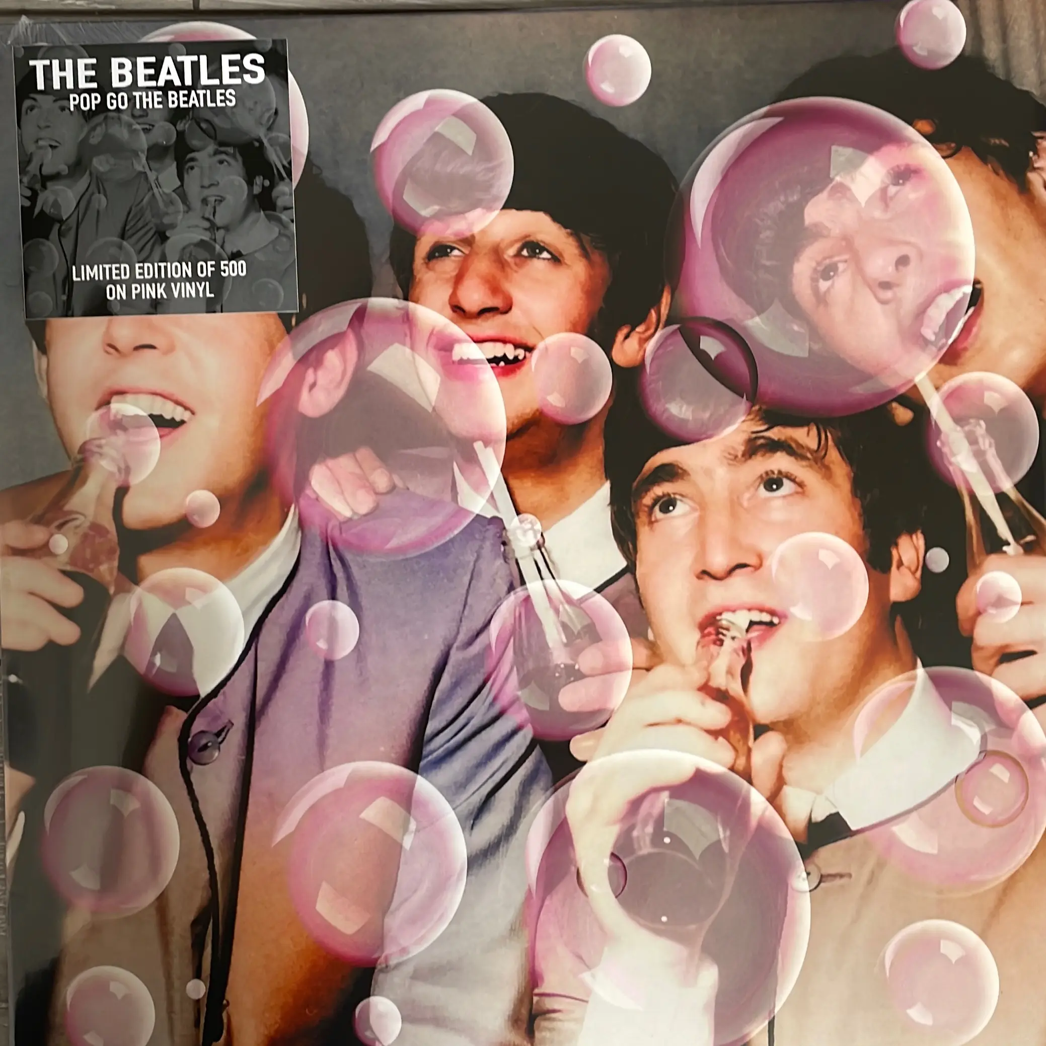 The Beatles – Pop Go the Beatles (Limited Edition  of 500 only 12-Inch Album) on pink coloured vinyl lovers