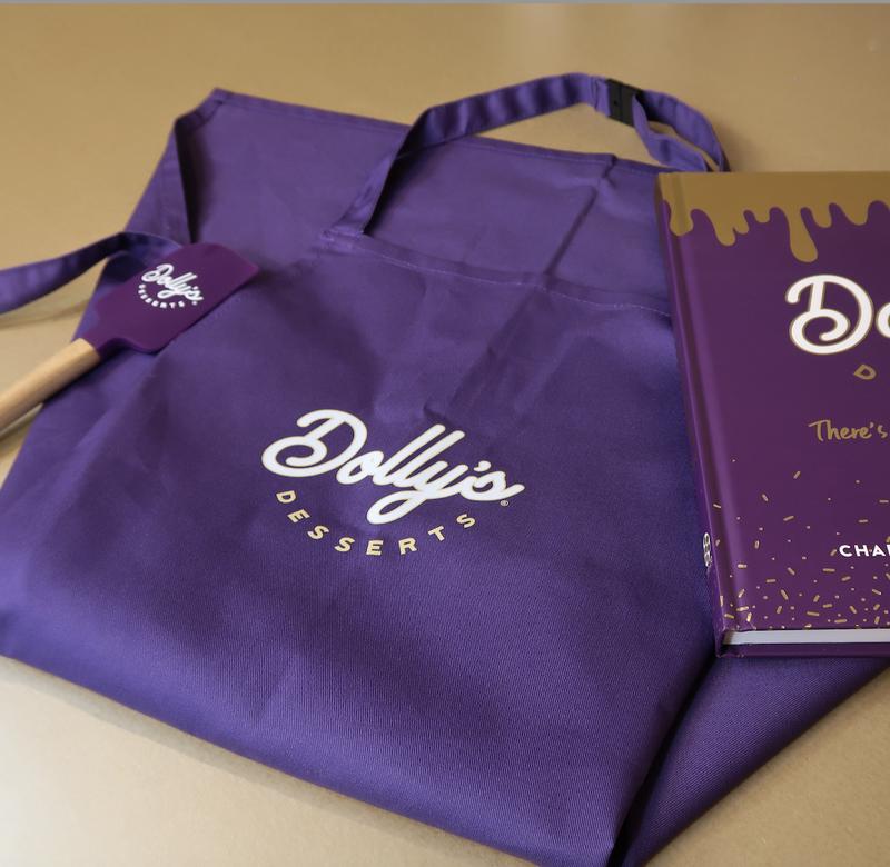 Dolly's Bakers Delight Bundle - Cookbook + Apron + Spatula 4