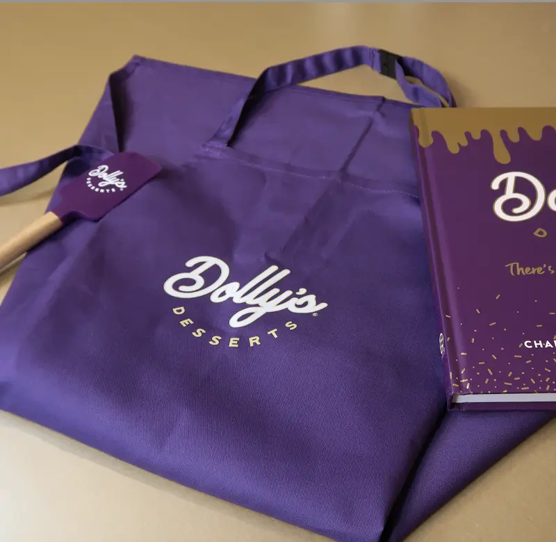 Dolly's Bakers Delight Bundle - Cookbook + Apron + Spatula 4