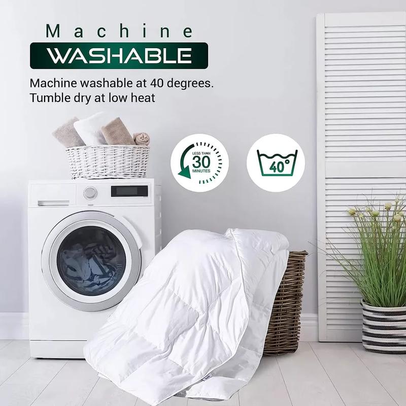 Product Introduction of 100% Brushed Microfiber King Mattress Topper, 1000gsm Filling Fiber - Super Soft and Cozy, Hypoallergenic, Elastic Straps Double Bed Topper - Available in All Sizes UK 12