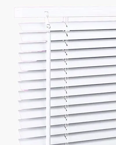 Funky Gadgets PVC Venetian Blind Blinds Easy Fit Curtains Trimmable Fittings Windows Treatment Shutters Twist Open Close PVC headrail 3