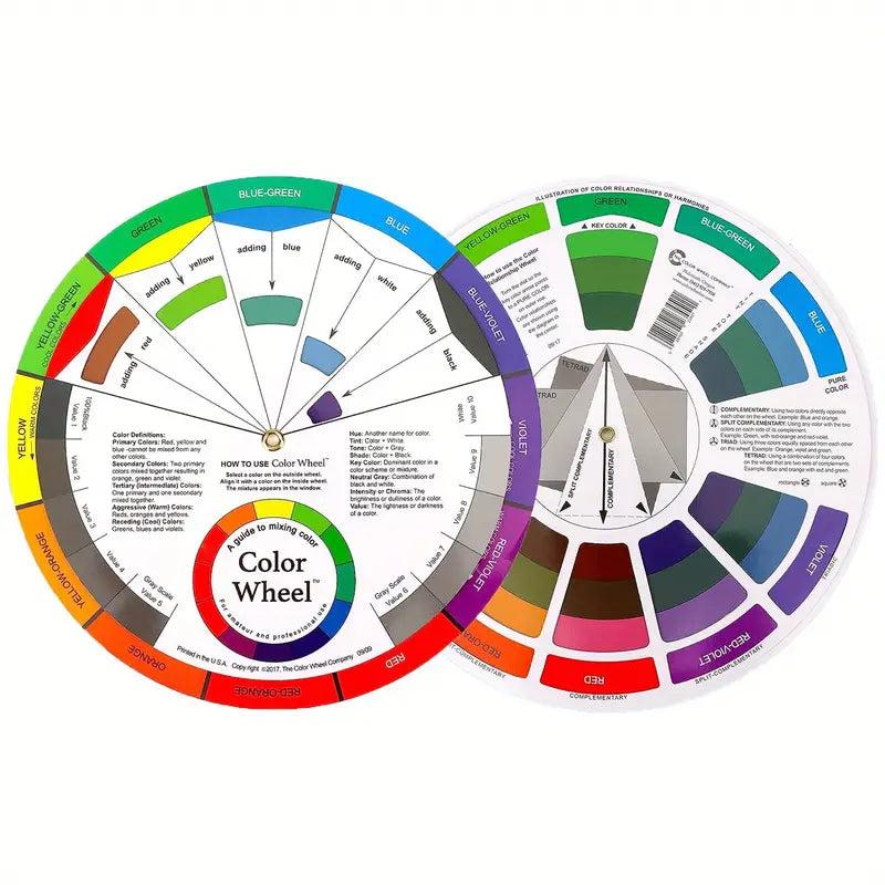 Creative Colour Wheel - 9" Paint Mixing & Learning Guide 0