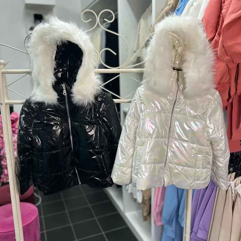 Dainty Darlings Childrenswear Metallic Coat 1