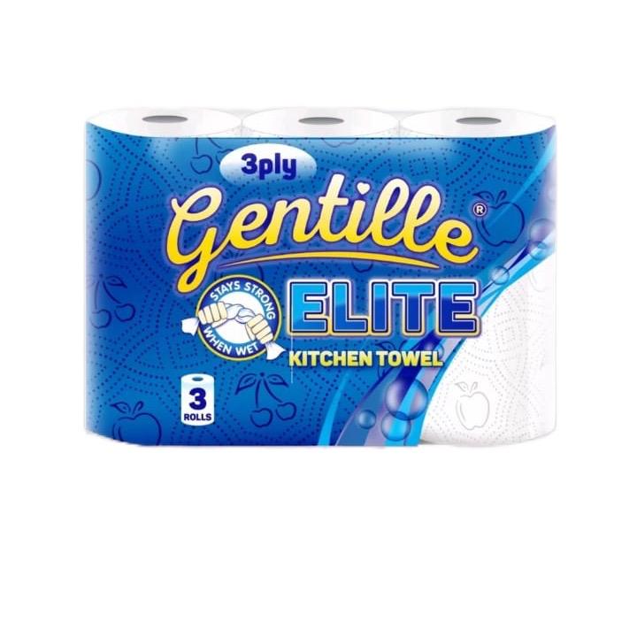 Gentile Elite Kitchen Towel 3ply 15rolls High Quality 4