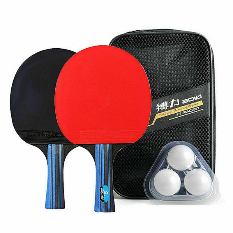 Product Introduction of New speed and spin PPong Table Tennis Set / rackets with 2 Bats,3 Balls & Bag 28