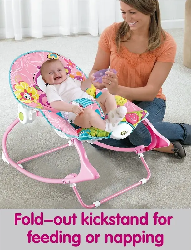 LEOM Keep Cozy 2-in-1 Newborn Baby Swing Bouncer Musical Vibrating ,Grow with Me Seat & Infant to Toddler Rocker Chair, Vibrations & Toy Bar, 0-30 Months Up to 16kg 5