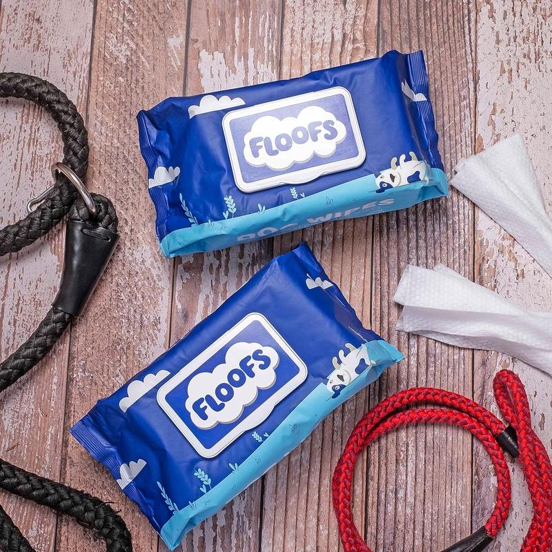 Pet Dog Wipes Floofs Hypoallergenic Bamboo Wipe for Face Ears Bum Wrinkles 4