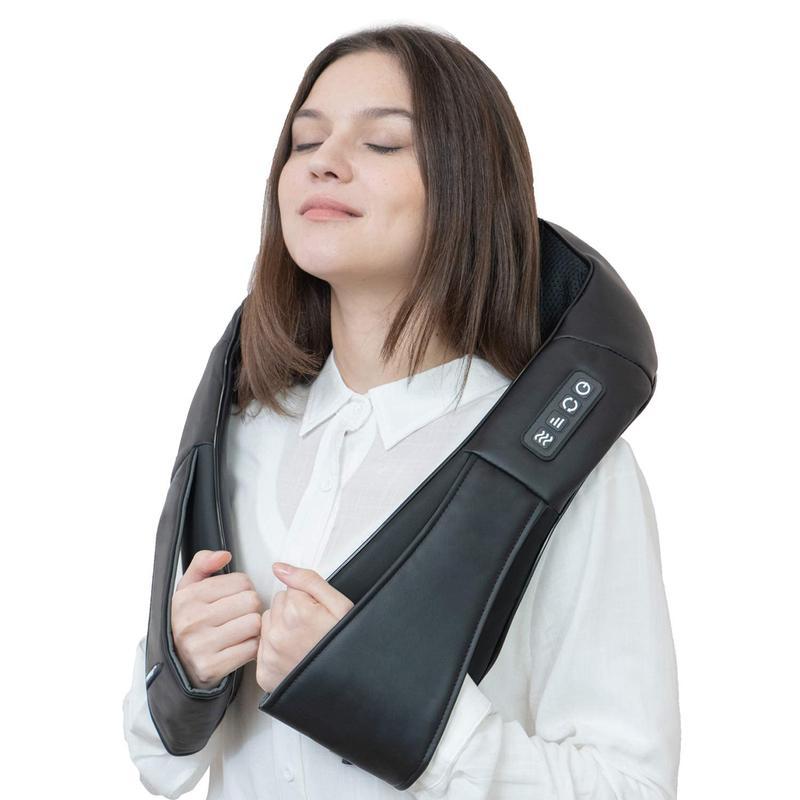 Shiatsu Neck and Back Massager, Electric Shoulder Massager, Car Neck Massage Pillow for Neck, Back, Shoulder, Foot, Leg Massage, Perfect Gift for Men/Women/Family, Thanksgiving, Christmas, New Year Gift 3