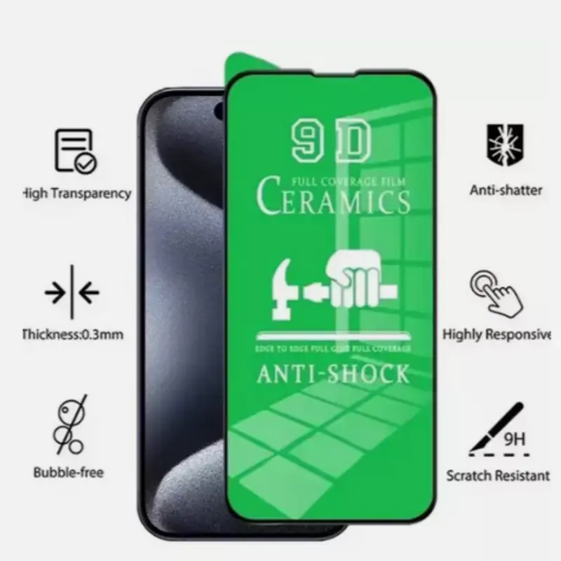 Full Cover Screen Protector for Apple iPhone 15 16 Plus Pro Promax - Easy Install - Protective - Protection 2