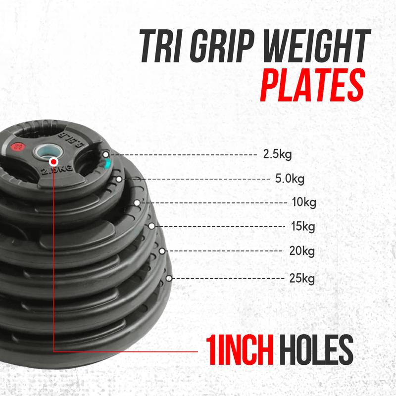 50KG / 70KG/ 100KG 1 Inch (1"/25mm) Weight Plates Set 2