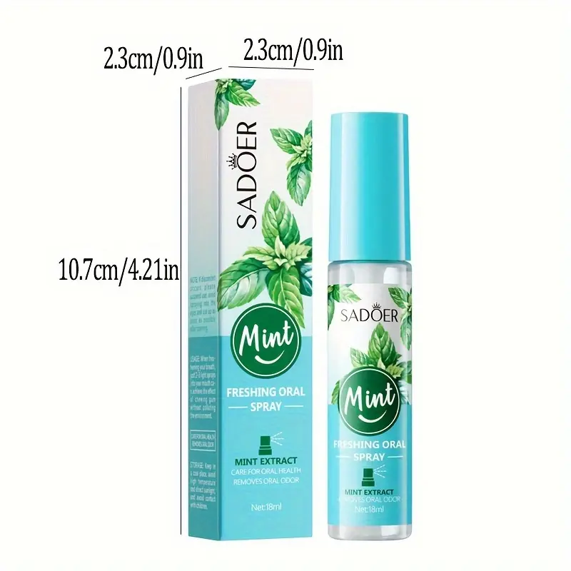 18ml Mint Oral Spray, Fresh Breath and Long-lasting Fragrance, Gifts for Lovers 4