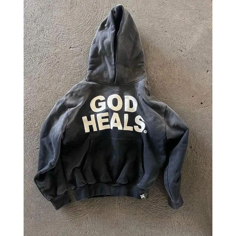 Genzi God Heals Printed Oversize Hoodie 3