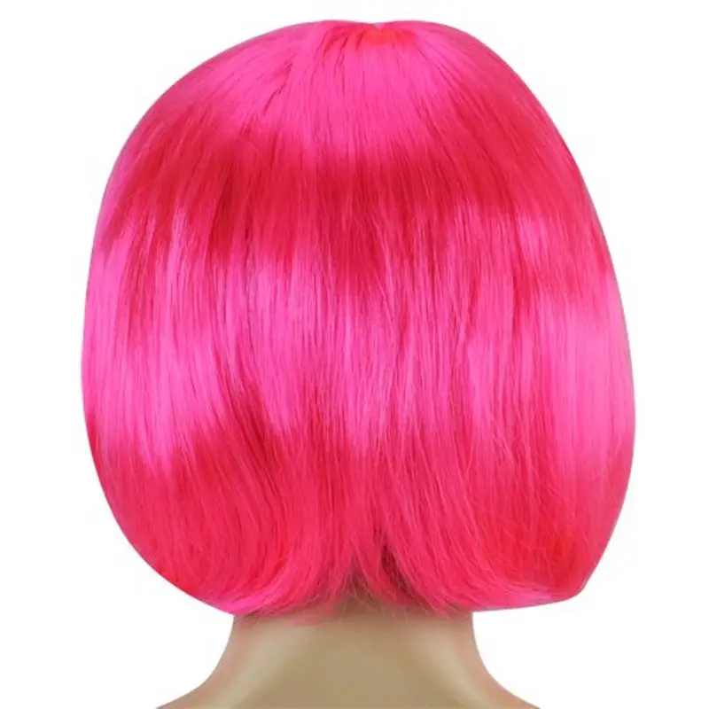 ** SALE** WIG PINK LADIES WOMENS FASHION SHORT BOB STYLE WIG FANCY DRESS UP HEN BIRTHDAY PARTY COSPLAY HOUSE WARMING DISCO SEXY HALLOWEEN ACCESSORY 2