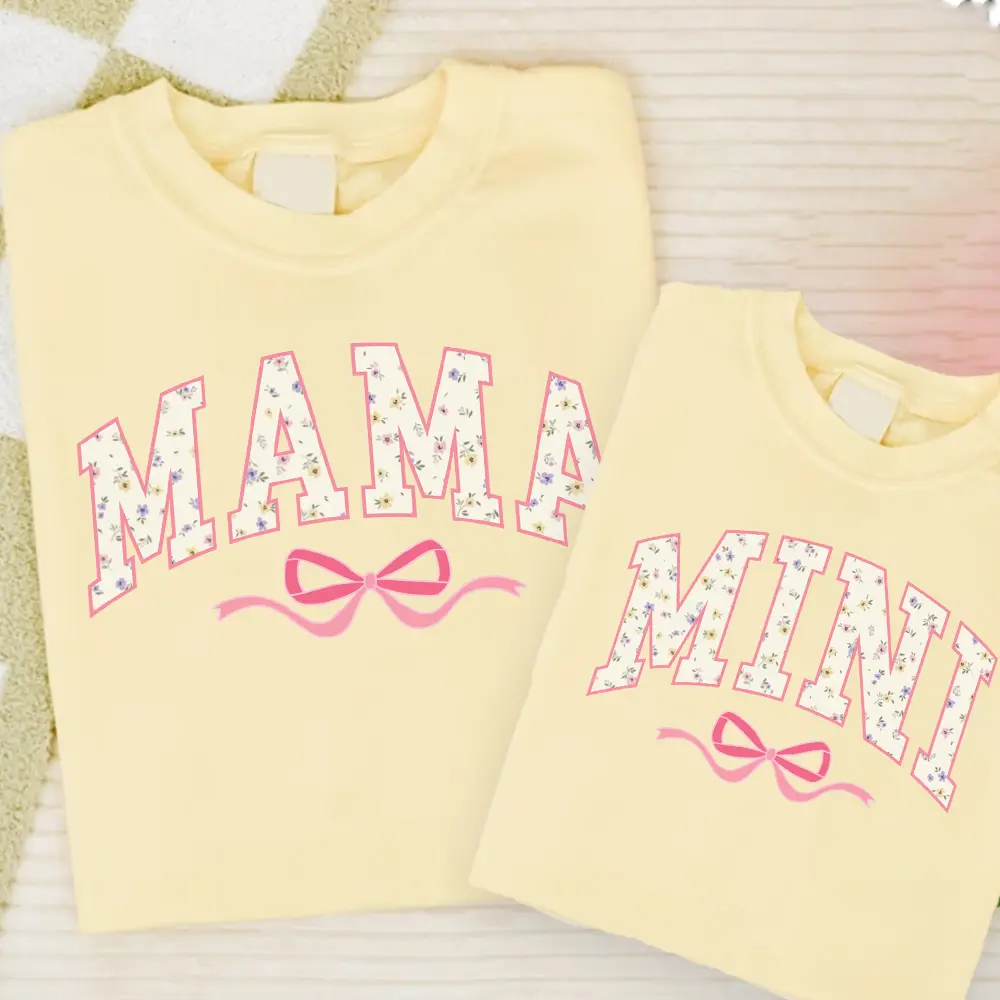 Coquette Mama & Mini Floral Matching T-Shirts