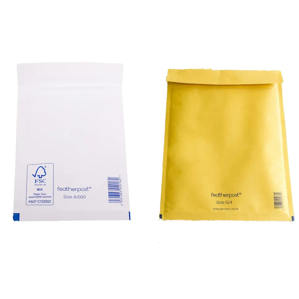 Featherpost Padded Bubble Envelope Mailer Gold / Brown