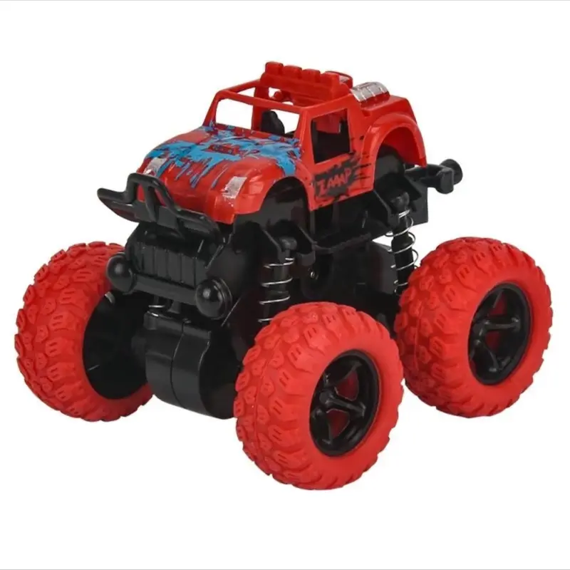 RC Stunt Car Toy for Kids - Monster Truck Toy, 1/2/4 Counts Off-road Toy Car, Rotating Stunt Vehicle 5