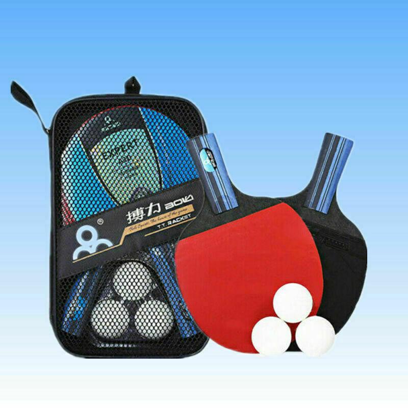 Product Introduction of New speed and spin PPong Table Tennis Set / rackets with 2 Bats,3 Balls & Bag 29