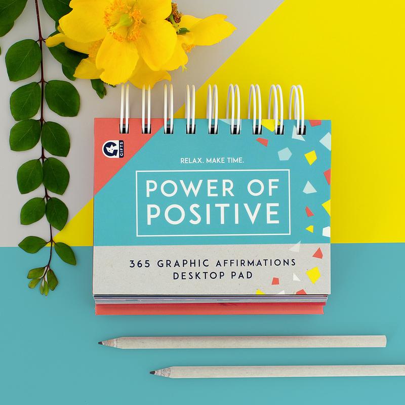 Ginger Fox Relax Make Time 365 Days of Positive Affirmations Desk Pad | Inspirational Quotes for Optimistic Thinking & Self-Empowerment | Bright, Happy Colours to Enhance Any Workspace 5