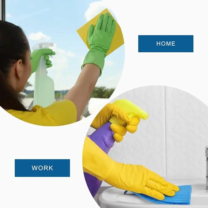 3 X Super Bright Sponge Cloths For Mopping Wiping Kitchen Bathroom 5Pk - Effective Cleaning - Long-Lasting Use - Scratch-Free Cleaner - Durable & Reusable 1