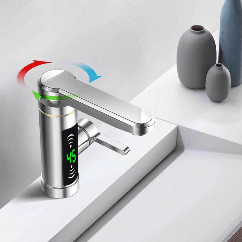 3000W Electric Faucet Instant Heating Continuous Heater Faucet with Digital LED Faucet 5