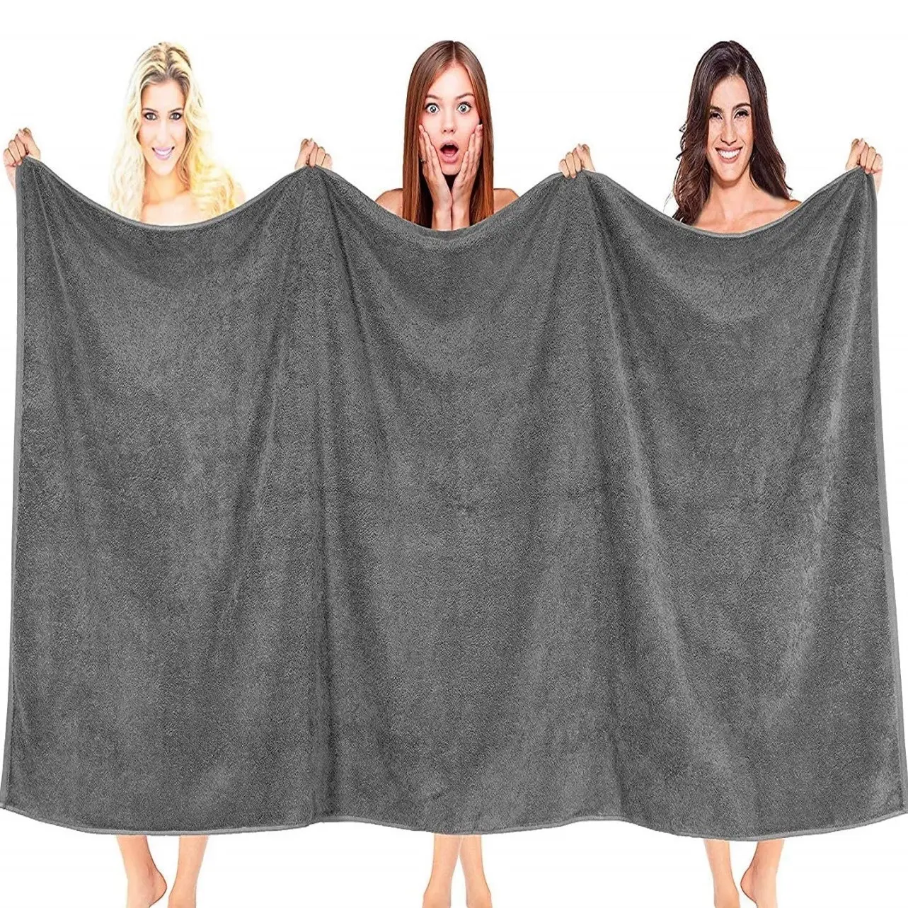 Jumbo Bath Sheet Large White Oversized 96x180cm Plus size 100% Cotton 515Gsm Egyptian Cotton Style Thick Absorbent Super Soft Quick Dry Gift Wrapped. Packed Towel sheet. For shower and other uses. Case