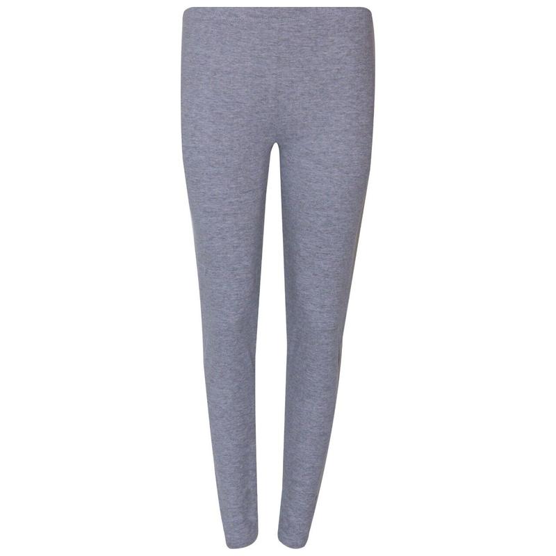 New Womens Ladies Plain Basic Stretch Full Length Leggings Pants UK S M L XL 3