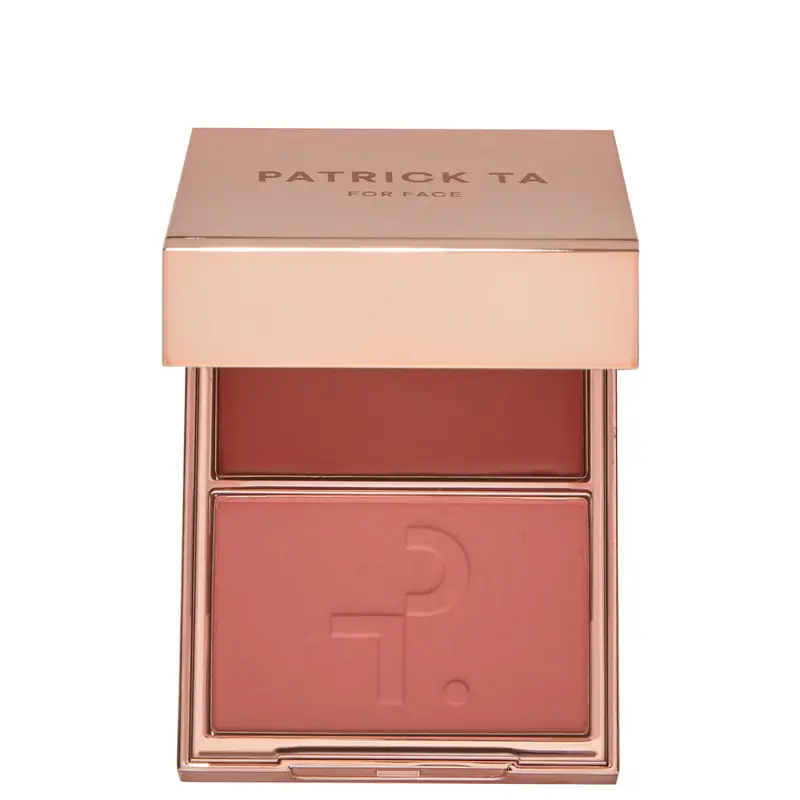 PATRICK TA Major Headlines Double-Take Cream and Powder Blush Duo (Various Shades) Makeup 6