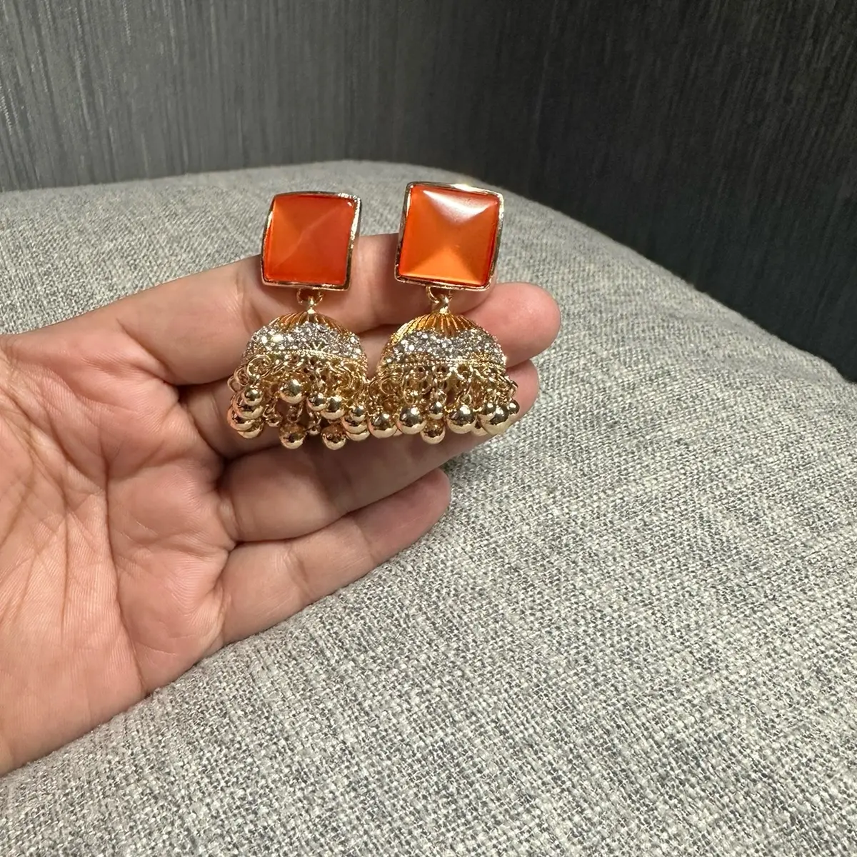 Square Jumka  Earrings