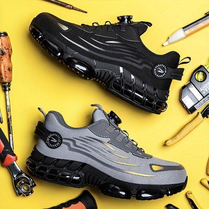 Men's essential outdoor shoes, work boots are comfortable, non-slip, shock-absorbing, safe and worry-free, and allow you to walk freely outdoors! 4