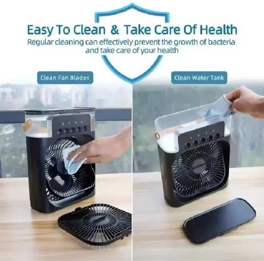 Product Introduction of 3in1 Mini Portable Desktop Fan - Perfect for Home and Travel 7