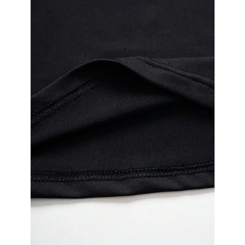 INAWLY Women's Oblique Shoulder Slim Long Sleeve T-Shirt 5