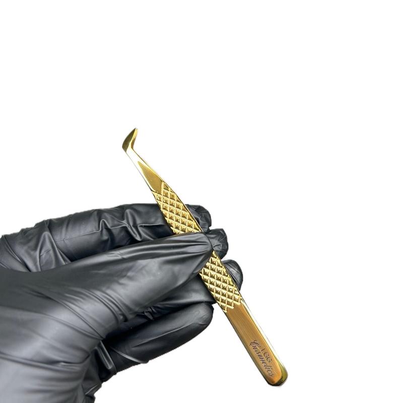LGG Cosmetics Gold Edition Eyelash Tweezers 1