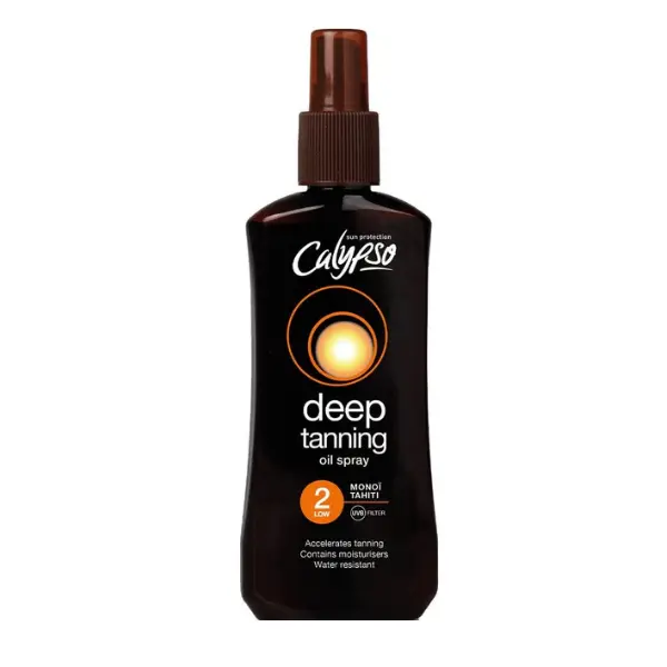 Calypso Deep Tan Moisturising Tan Accelerator Oil Spray SPF2 200ml