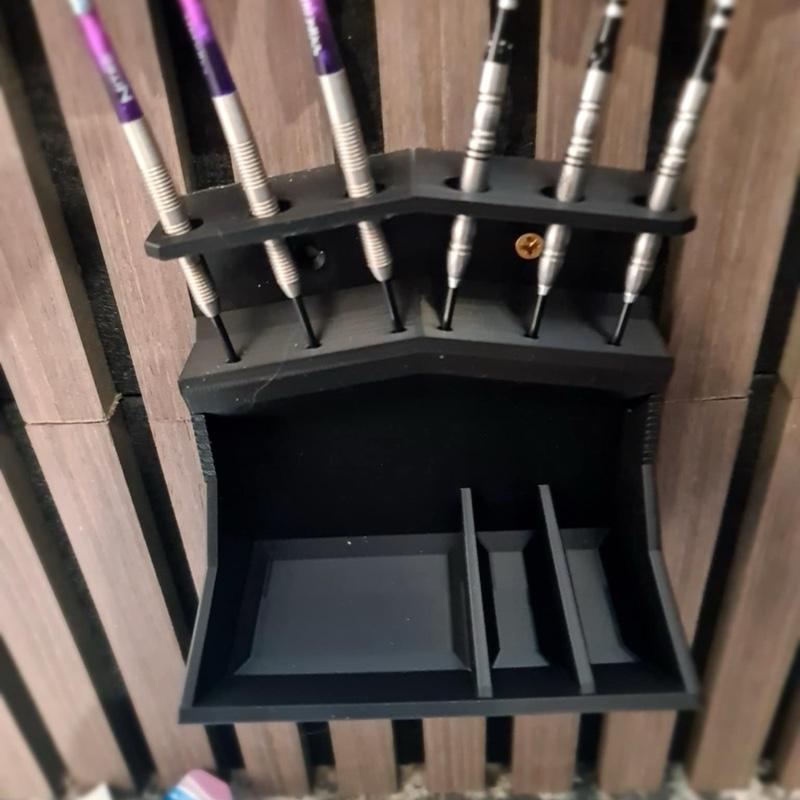 Wall Mounted Dart Holder for Convenient Storage 1