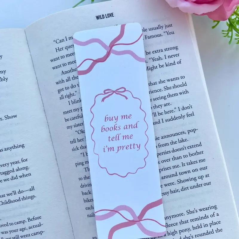 ‘Buy Me Books and Tell Me I’m Pretty’ Bookmark