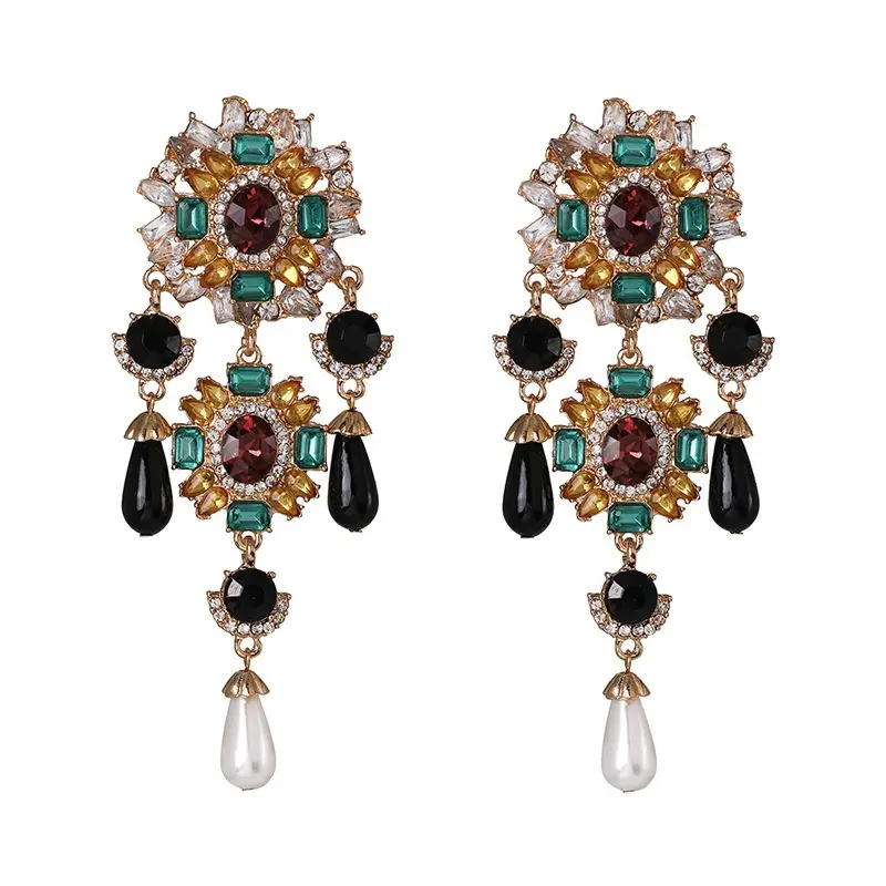 Retro earrings long ear accessories trendy accessories quirky jewellery