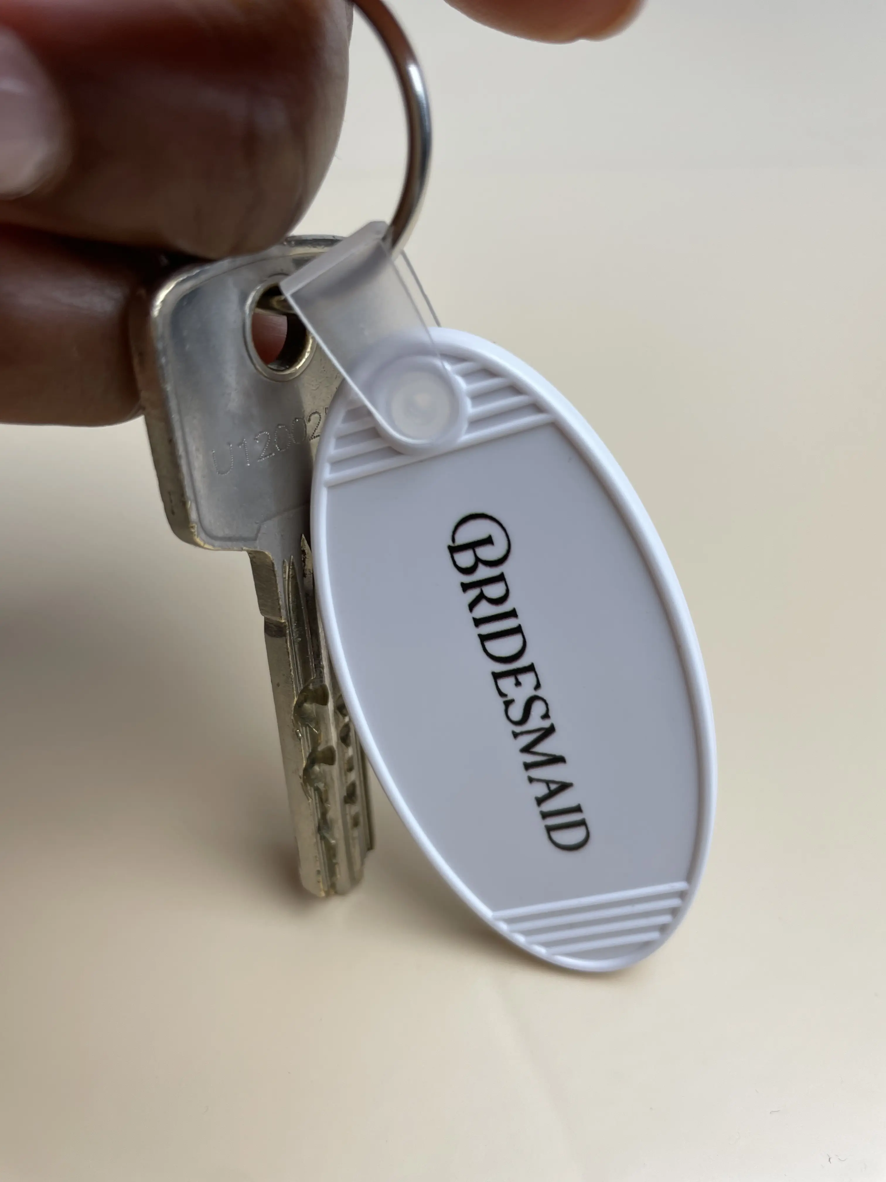 Maid of honour  White Keyring