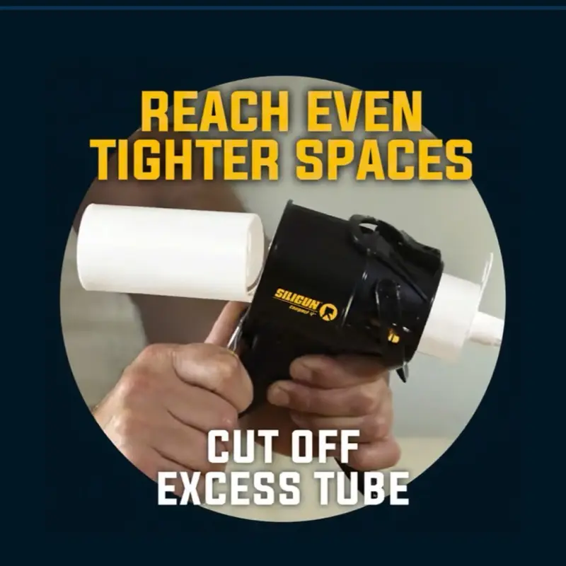 Siligun Caulk and Silicone Gun - Ideal for Latex and Acrylic Caulks - 2 Units silicone  sealant silicone 3