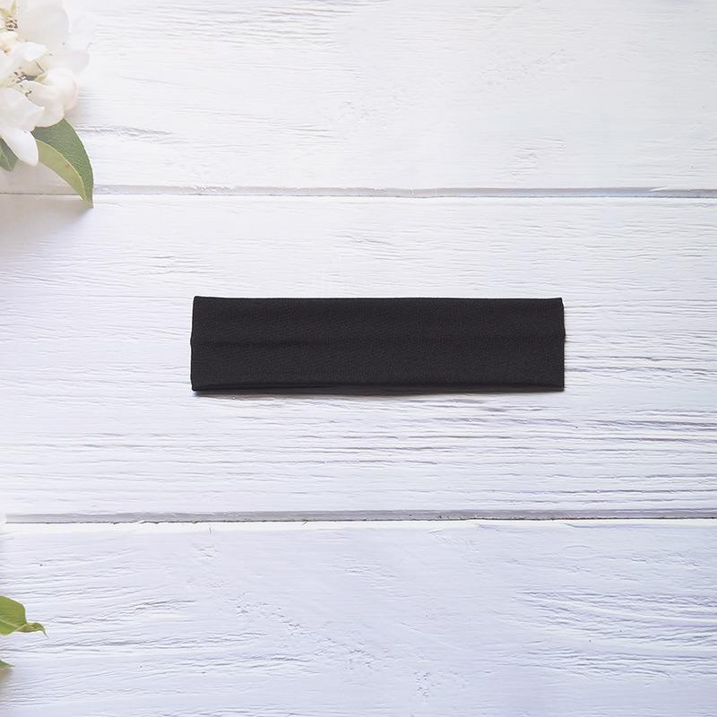 (Giveaway) Solid color High stretch headband Yoga Exercise Headband Hair accessories Absorbent Headband Headband with wide edge 4